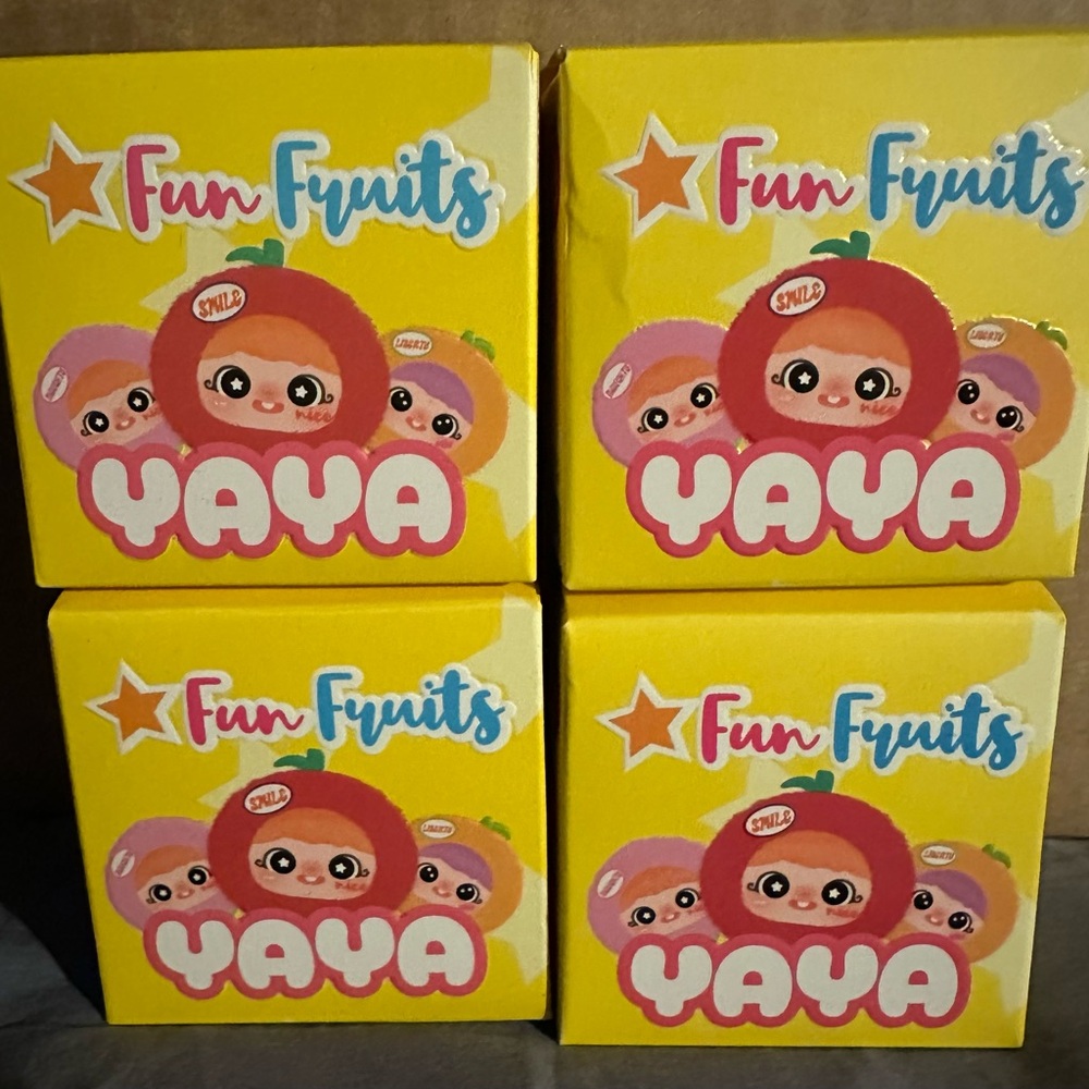 YAYA Fun Fruit Plush Bundle of 4 Blind Box